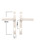 ΧΕΡΟΥΛΙ ΠΟΡΤΑΣ ΑΛΟΥΜΙΝΙΟΥ ΣΤΕΝΟ (25mm) ΛΕΥΚΟ