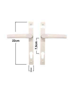 ΧΕΡΟΥΛΙ ΠΟΡΤΑΣ ΑΛΟΥΜΙΝΙΟΥ ΣΤΕΝΟ (25mm) ΛΕΥΚΟ