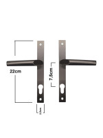 ΧΕΡΟΥΛΙ ΠΟΡΤΑΣ ΑΛΟΥΜΙΝΙΟΥ ΣΤΕΝΟ (25mm) ΜΑΥΡΟ