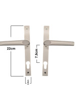ΧΕΡΟΥΛΙ ΠΟΡΤΑΣ ΑΛΟΥΜΙΝΙΟΥ ΣΤΕΝΟ (25mm) ΑΣΗΜΙ