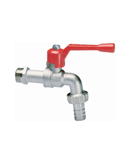 ΚΑΝΟΥΛΑ ΣΦΑΙΡΙΚΗ Cimberio 1/2" ΜΕ ΚΟΚΚΙΝΟ ΧΕΡΙ