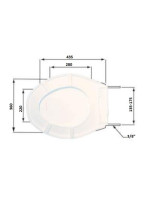 ΚΑΠΑΚΙ ΤΟΥΑΛΕΤΑΣ LAMAPLAST N3 ΛΕΥΚΟ